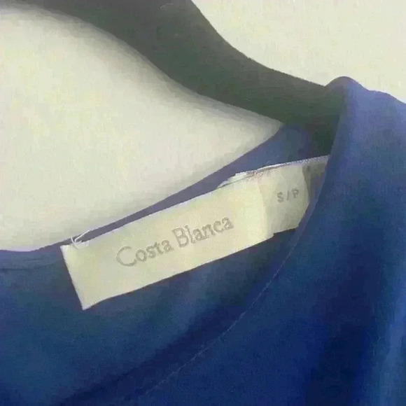 Costa Blank  sheer top‎ size sS - Picture 3 of 5